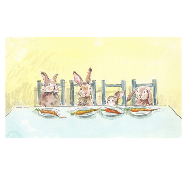 PRE-ORDER Print “Bunnies Sunday Lunch”