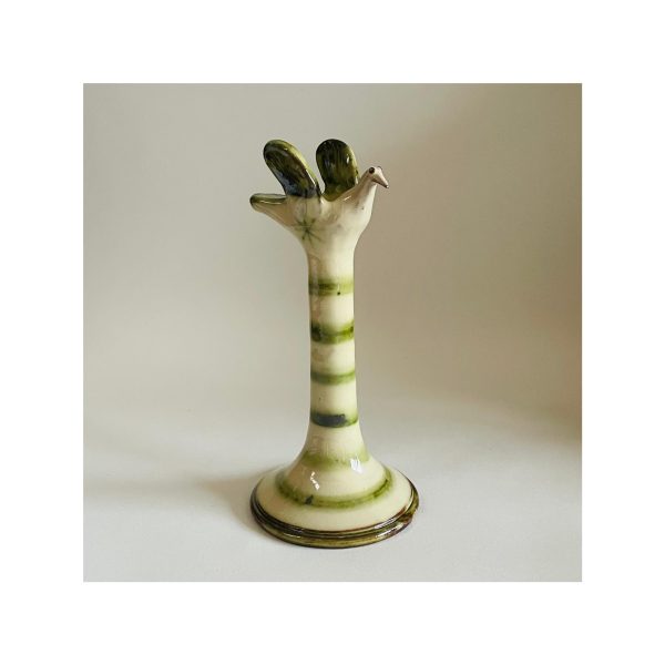 Candlestick “Green Bird”