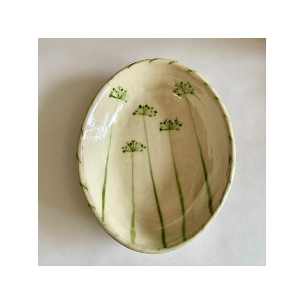 Oval Overproof pie dish “Cow Parsley” - Image 2