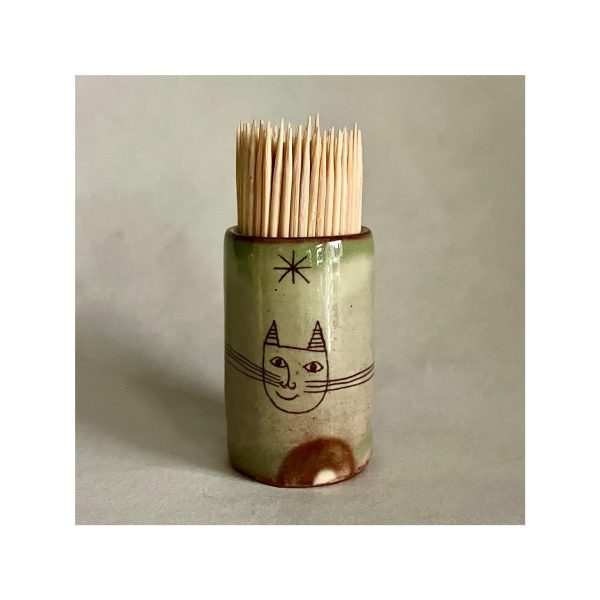 Toothpick Holder “Max Cat Face”