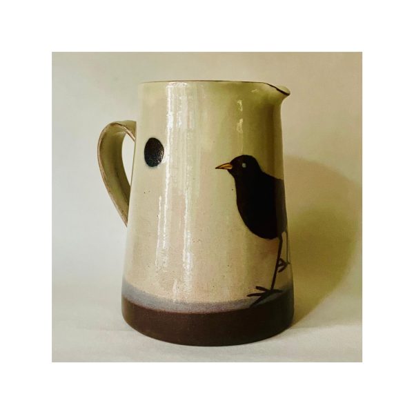 Medium Jug “Blackbird + Moon”