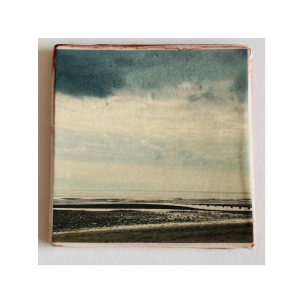 Small Tile “Low tide at Winchelsea Beach”