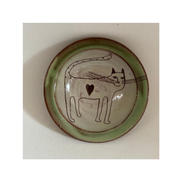 Tiny Wee Dish “Max Cat + heart”