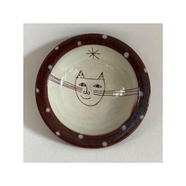 Tiny Wee Dish “Max Cat Face”