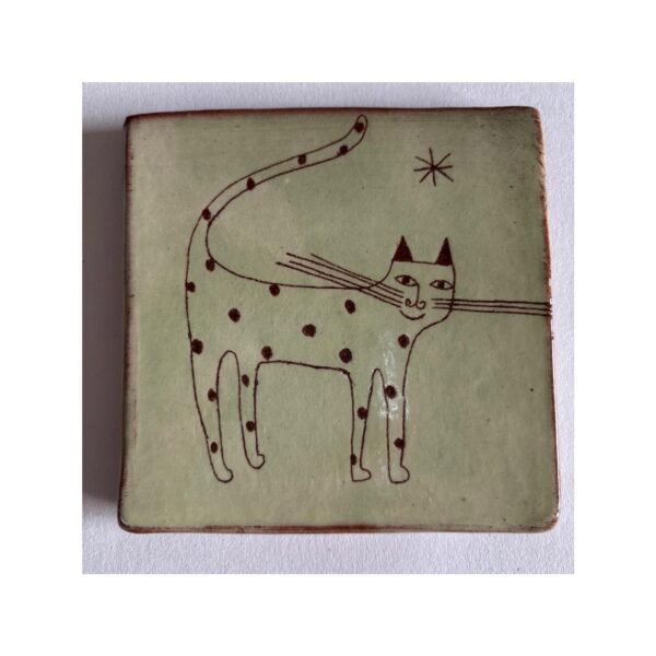 Tile “Green Max Cat”