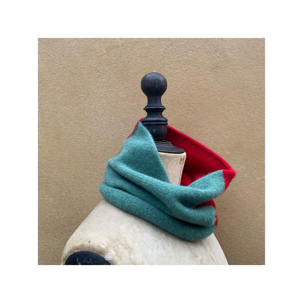 Merino Lambswool Snood “Poppy + Strath” - Image 3