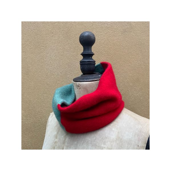 Merino Lambswool Snood “Poppy + Strath” - Image 4