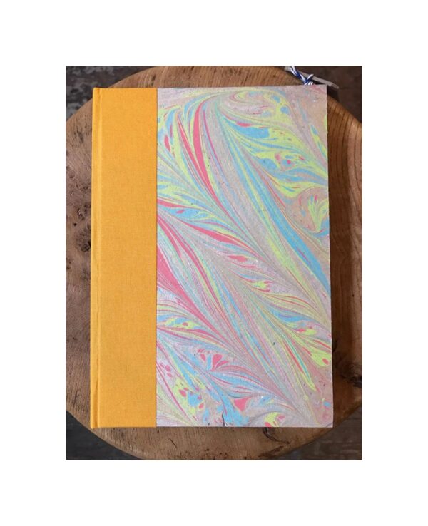 Ruled Journal marbled cover No31