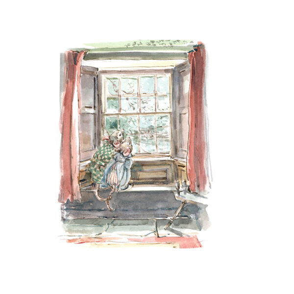 NEW PRE-ORDER PRINT “Mice on window seat”