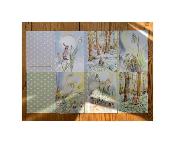 NEW Greeting Card 6 Pack “Snowdrops”